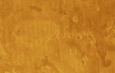 PIA00265: Venus - False Color of Volcanic Plains