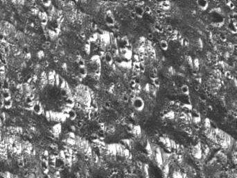PIA00278: Ganymede - Dark Terrain in Galileo Regio