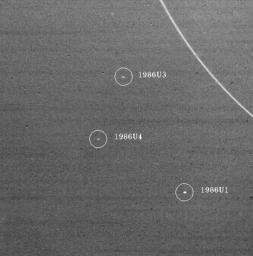 PIA00368: Uranus Satellites