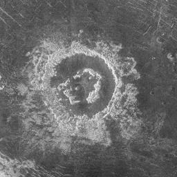 PIA00463: Venus - Barton Crater
