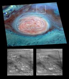 PIA00506: Thunderheads on Jupiter