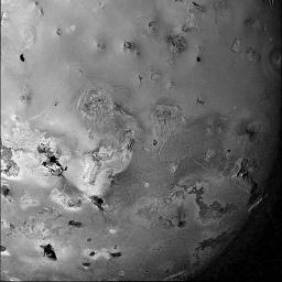PIA00536: Geologic Landforms on Io