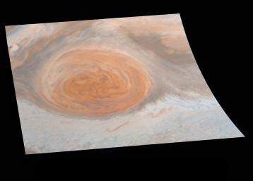 PIA00708: True Color of Jupiter's Great Red Spot
