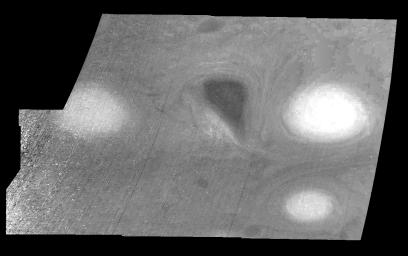 PIA00873: Jupiter's Long-lived White Ovals in a Methane Band (Time Set 2)