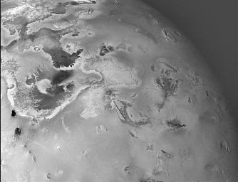 PIA01105: Geologic Landforms on Io (Area 3)