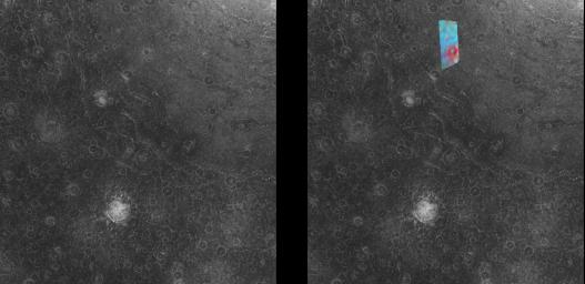 PIA01128: Compositional Variations in Callisto's Asgard Impact Structure