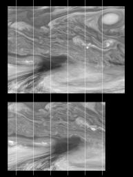 PIA01188: Time Sequence of Jupiter's Equatorial Region (Time Sets 2 & 4)