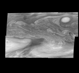 PIA01202: Jupiter's Equatorial Region at 727 Nanometers (Time Set 2)