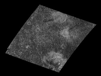 PIA01219: Large Craters in Callisto's Southern Hemisphere