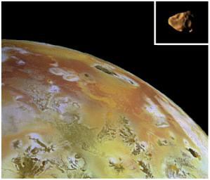 PIA01626: Comparison of Amalthea to Io