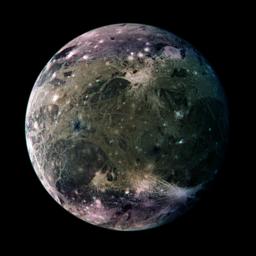 PIA01666: Ganymede's Trailing Hemisphere