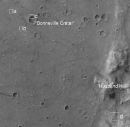 PIA01879: Mars Exploration Rover Landing Site at Gusev Crater