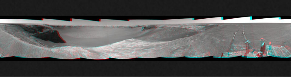 PIA01893: Opportunity's View, Sol 959, (Stereo)