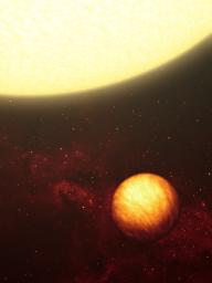 PIA01938: Exotic World Blisters Under the Sun (Artist Concept)