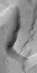 PIA02012: Lower Northeastern Flank of Tyrrhena Patera