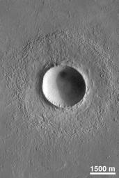PIA02084: Martian Crater