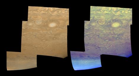 PIA02098: Clouds and Hazes of Jupiter's Southern Hemisphere