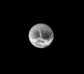 PIA02265: Dione - Circular Impact Craters
