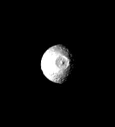 PIA02266: Mimas - Large Impact Structure