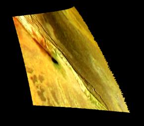 PIA02554: Colorized View of Zal Region, Io