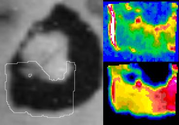 PIA02595: Io's Loki in Infrared: Hot Edge