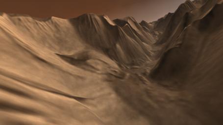 PIA02892: Winding Side Canyon (Louros Valles)
