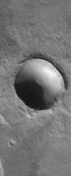 PIA03091: Impact Crater