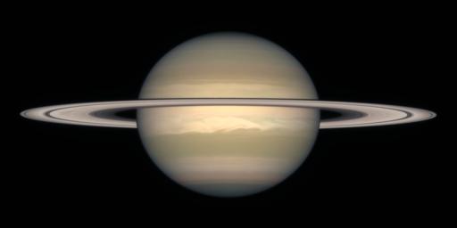 PIA03158: A Change of Seasons on Saturn - October, 1996