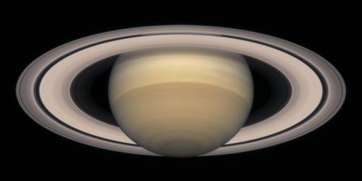 PIA03162: A Change of Seasons on Saturn - October, 2000