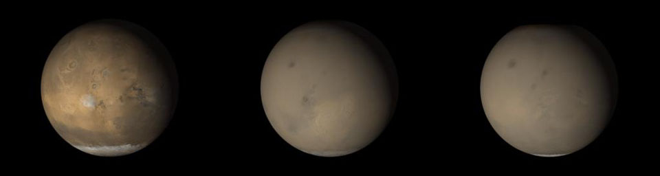 PIA03171: The 2001 Great Dust Storms - Tharsis