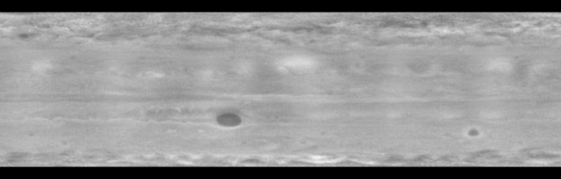 PIA03474: Ultraviolet View Shows Jupiter's Stratosphere