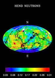 PIA03489: Global Map, High-Energy Neutrons