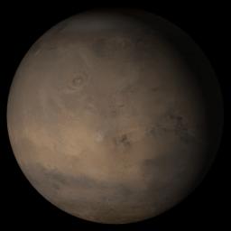 PIA03620: Mars at Ls 341°: Tharsis