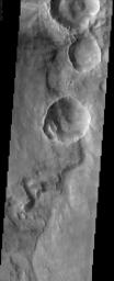 PIA03785: Cratered terrain in Terra Meridiani