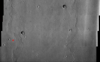 PIA03902: 1st Manned Lunar Landing and 1st Robotic Mars Landing Commemorative Release: Viking 1 Landing Site in Chryse Planitia - Visible Image