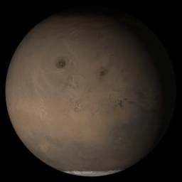 PIA03929: Mars at Ls 230°: Tharsis