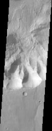 PIA04068: Coprates Chasma Landslide
