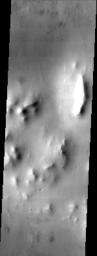 PIA04088: Ridges swimming in a sea of dust