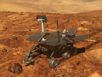 PIA04239: Artist's Concept of Mars Exploration Rover