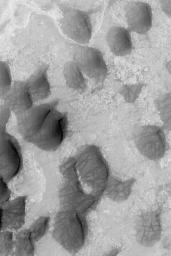 PIA04507: Dunes and Dust Devil Tracks