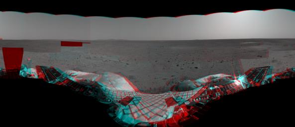 PIA05038: Martian Landscape in 3-D