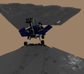 PIA05309: Opportunity Digs