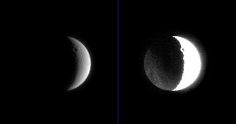 PIA05418: Dark Side of Dione