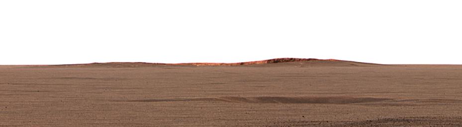 PIA05484: Opportunity Spies "Endurance" on the Horizon