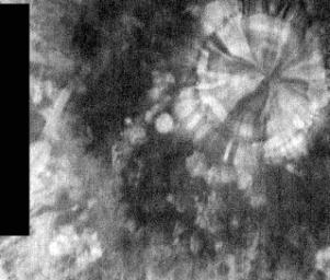 PIA05611: Pinwheel Crater at Night