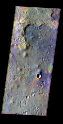PIA06000: Crater Ejecta