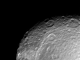 PIA06156: Dione Close-up