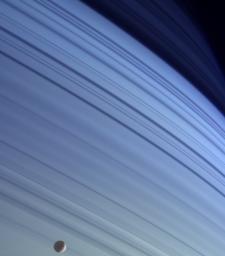 PIA06176: Mimas Blues