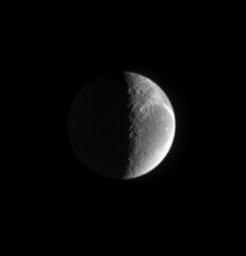 PIA06638: Daybreak on Dione