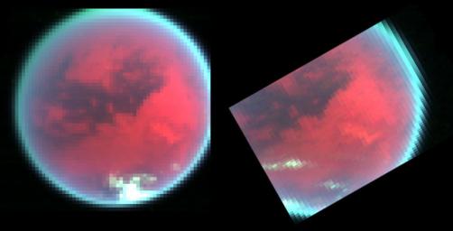 PIA06996: Spying Titan's Weather